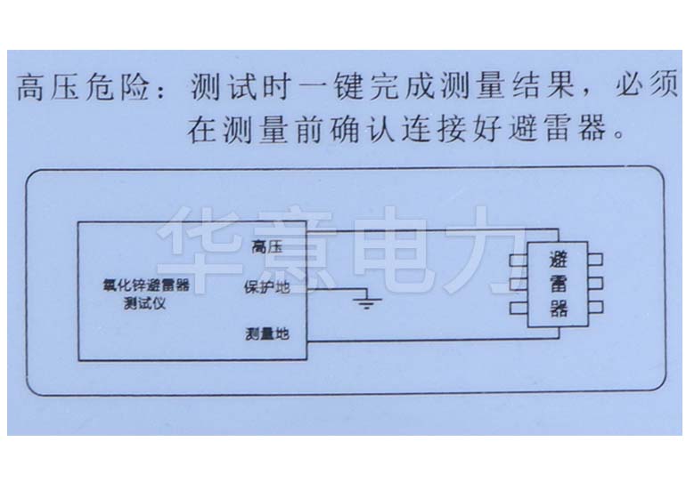 MOA30-I 避雷器直流參數(shù)測(cè)試儀操作示意圖